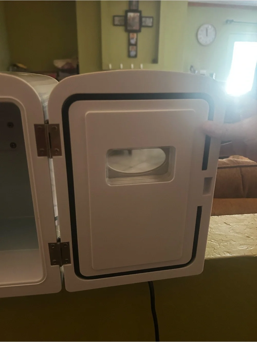 Mini Compact White Countertop Refrigerator - Home Kitchen